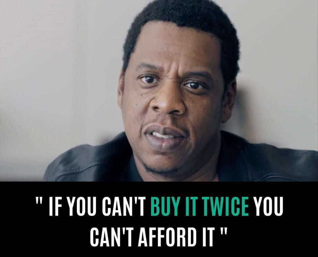 If you can't buy it twice you can't afford it